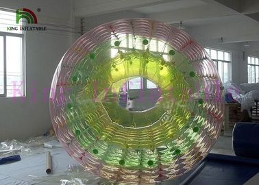 Kustom Rainbow Inflatable Air Toy / Roller PVC / TPU 2.4mx 2.8m Panas Disegel
