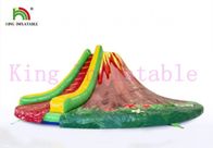 Slide Volcano PVC Tiup Kering / Slide Tiup Untuk Bisnis Sewa