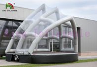 Tenda Acara Inflatable PVC Putih Dengan Bentuk Gedung Opera Sydney Dan Atap Transparan