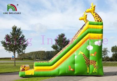 Hijau / Kuning Jerapah PVC Tiup Geser Kering Sesuaikan Geser Untuk Kegiatan Outdoor