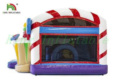 Kids Inflatable Jumping Castle Amazing Candy / Desain Es Krim Dunia