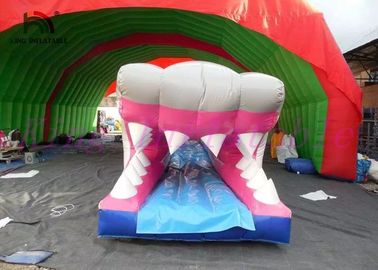Seluncur Air Tiup PVC Tiup, Slide Kota Mini Menakjubkan Kustom yang Mendebarkan