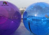 Tahan lama warna-warni Inflatable Walk On Water Ball 2m Dia 1.0mm Waterproof PVC Untuk Sewa