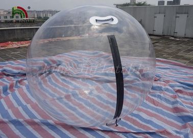 1,0 mm Transparan PVC / TPU Inflatable Walk On Water Ball EN71 Standar