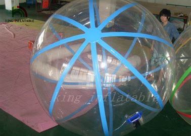 String warna-warni Tahan Lama PVC / PTU Bola Air Berjalan Tiup Dengan Mesin Las Udara Panas