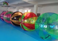 Warna Campuran 2m Diameter Disesuaikan PVC Wak On Water Ball Untuk Taman Air