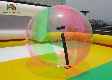 Pelangi berwarna 1.0mm PVC / TPU Inflatable Air Berjalan Ball, Air Zorb Ball Untuk Anak-Anak