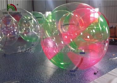 Pelangi berwarna 1.0mm PVC / TPU Inflatable Air Berjalan Ball, Air Zorb Ball Untuk Anak-Anak