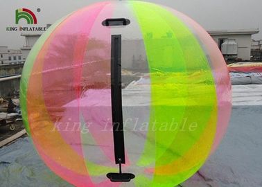Pelangi berwarna 1.0mm PVC / TPU Inflatable Air Berjalan Ball, Air Zorb Ball Untuk Anak-Anak