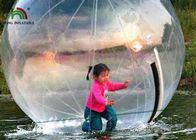 Transparan Keluarga Hiburan Inflatable Walk On Water Ball 1.0mm PVC / PTU Ball