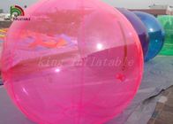 1.0mm PVC Colorful Inflatable Berjalan Di Atas Air Bola Air Berjalan