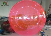 Kualitas Baik Red PVC / TPU 2m Inflatable Air Ball YKK Zipper Dari Jepang