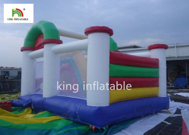 Rumah Inflatable Jumping Castle Bounce House Ukuran Disesuaikan ROHS EN71