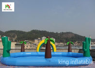Jungle Inflatable Swimming Pool Elliptic Pool Ranibow Untuk Outdoor PVC