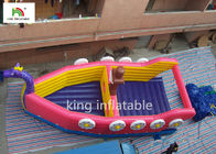 Colorful Dragon Inflatable Jumping Castle Untuk Taman Kanak-Kanak 3m * 7m * 3m