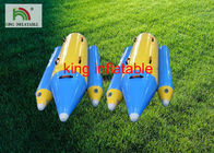 2 Orang Permainan Air Inflatable Fly Fishing Boats, PVC Inflatable Banana Boat