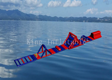 Warna Merah 0,9 mm PVC Tarpaulin Inflatable Sport Game Air Kendala