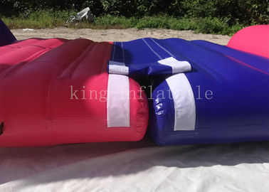 Warna Merah 0,9 mm PVC Tarpaulin Inflatable Sport Game Air Kendala