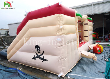 Pohon Kelapa 0,5 m Kolam Renang Tiup Air Slide Untuk Remaja