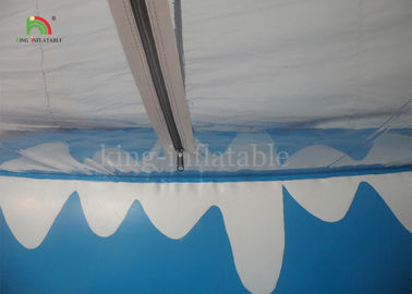 4 m Ukuran Manusia Inflatable Advertising Snowballs / Blow Up Snow Globe