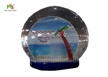 4 m Ukuran Manusia Inflatable Advertising Snowballs / Blow Up Snow Globe