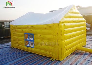 Ukuran Disesuaikan Produk Iklan Inflatable Rumah Natal Snowma Tent