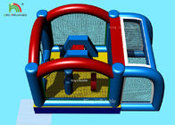 Permainan Olahraga Tiup Gerbang Sepak Bola Multifungsi Anak Kombinasi Mainan Bouncer Jumping Castle