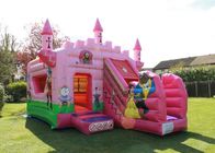 Waterproof 5x4m Inflatable Jumping Castle Pesta Ulang Tahun Disesuaikan Princess Palace