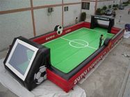 Inflatable Standard Football Playground Permainan Olahraga Tiup Untuk Peralatan Taman Hiburan