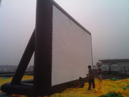 Layar Film Inflatable luar ruangan 0,55mm PVC Layar Film Terpal