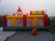 Lucu Outdoor Anak Inflatable Amusement Park / Clown Inflatable Playground