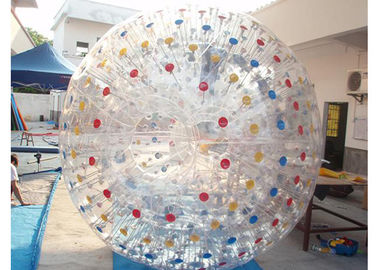 Colorful PVC Inflatable Zorb Bola / Inflatable Rolling Ball Untuk Anak Bersenang-senang