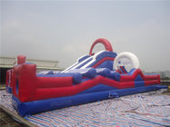 Taman Hiburan Raksasa Inflatable Komersial / Combo Kendala Tiup dengan Slide