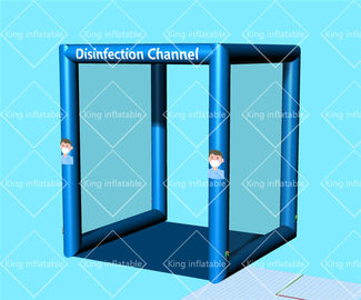Sanitasi Tenda Saluran Desinfeksi Tiup PVC 0.8mm Portabel