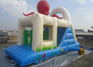 7m x 3m Inflatable Jumping Castle Dengan Slides Up and Down / bouncer Inflatable Untuk Anak