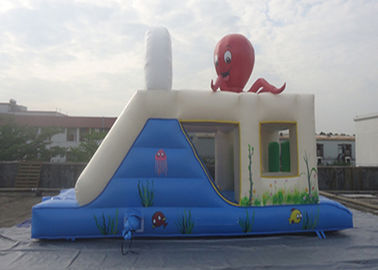 7m x 3m Inflatable Jumping Castle Dengan Slides Up and Down / bouncer Inflatable Untuk Anak