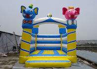 PVC Tarpaulin Castle Tipe Inflatable Elephant Castle / Jumping Castle Bouncy Untuk Anak-Anak