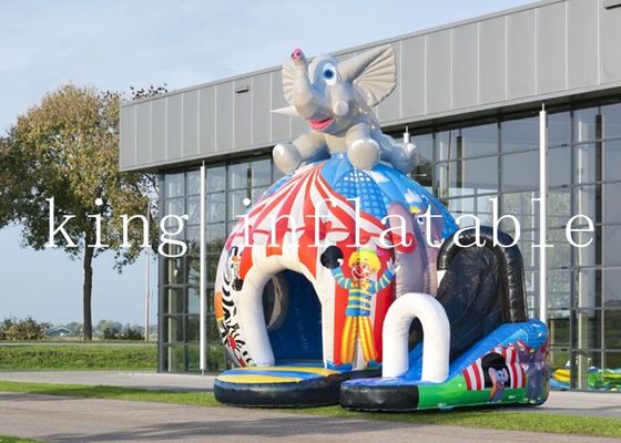 0,55 MM PVC Tarpaulin Circus Elephant Inflatable Jumping Castles