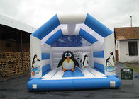 5m * 4m Tema Penguin Rumah Bouncing Tiup Untuk Anak-anak