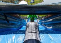 Outdoor Komersial Raksasa Toboggan Inflatable Long Blow Up Water Slide Climbing Untuk Anak-anak Dewasa PVC Terpal