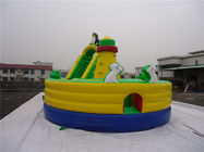 Luar ruangan Inflatable Amusement Park / Anak-anak bermain peralatan hiburan