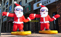3m Inflatable Santa Claus Ski Dancing Skateboarding