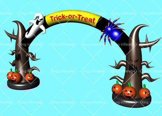 Trik Helloween Luar Ruangan Atau Rawat Lengkungan Labu Tiup Dengan Blower Udara