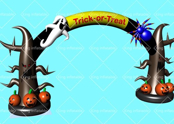 Trik Helloween Luar Ruangan Atau Rawat Lengkungan Labu Tiup Dengan Blower Udara