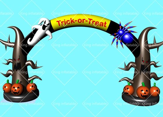 Trik Helloween Luar Ruangan Atau Rawat Lengkungan Labu Tiup Dengan Blower Udara