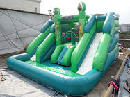 CE Sertifikat Slide Air Inflatable Bahan terpal PVC Untuk Game Outdoor
