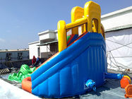 Seluncuran Air PVC Tarpaulin Inflatable / Inflatable Water Park