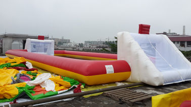 Permainan Olahraga Tiup Standar / Tarpaulin Football Field 0.55mm PVC terpal