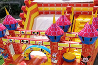 Kustom Plato PVC Tarpaulin Inflatable Bouncer Playground Untuk Anak-anak