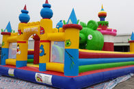 8m x 8m Kustom Combi Bouncy Castle Inflatable Run Run Obstacle Course